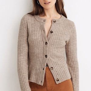 Madewell Boxy Rib knit cardigan
